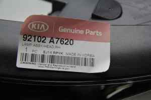 KIA CERATO YD Series 2 Right Headlight (2016 2017 2018) [92102A7620]