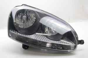 VOLKSWAGEN GOLF Mk5 (Std/Black) Right Headlight (2004 2005 2006 2007 2008 2009) [1K6941006]