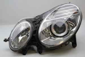 MERCEDES E-CLASS W211 Series 2 Left Headlight (2006 2007 2008 2009)